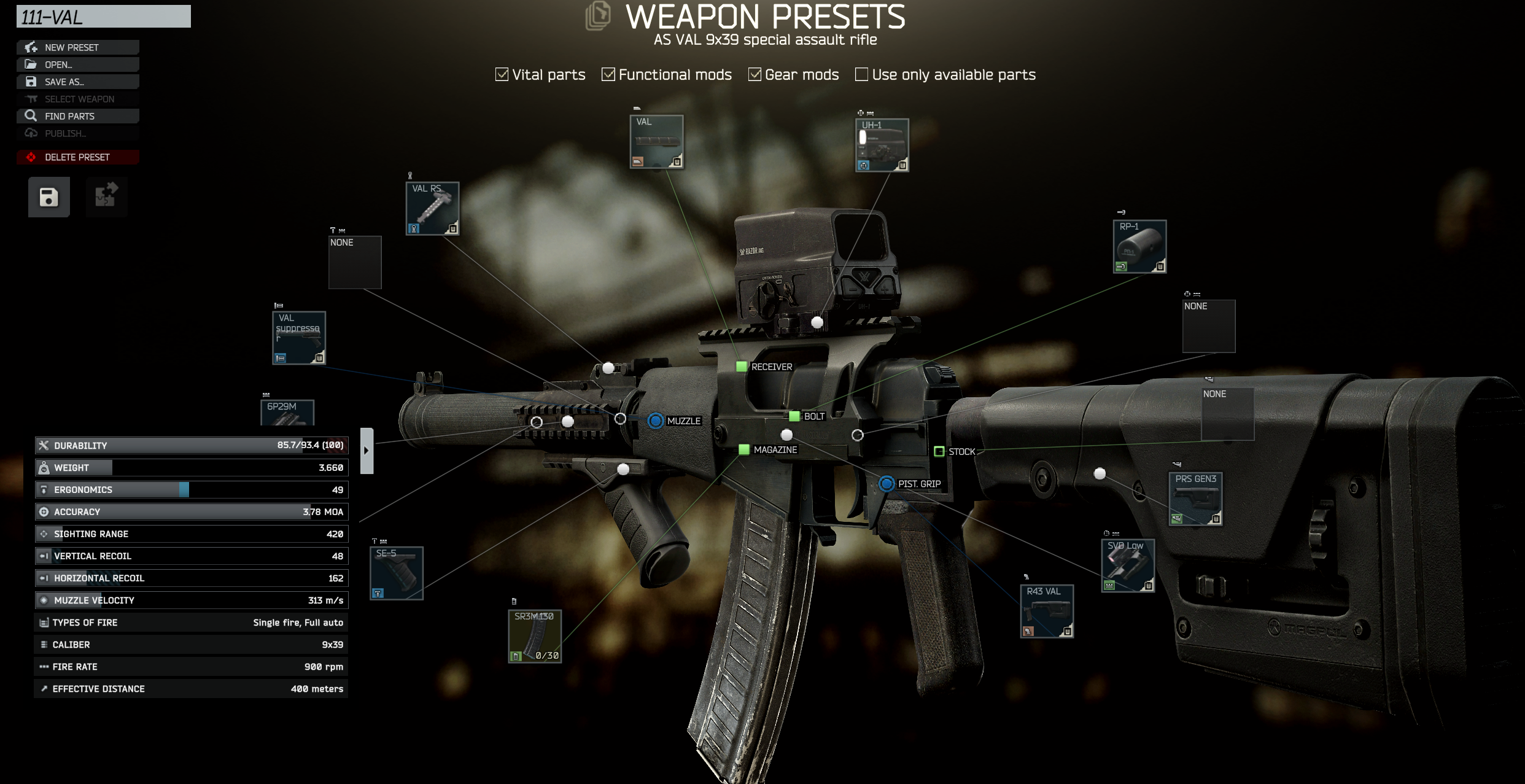AS-VAL preset