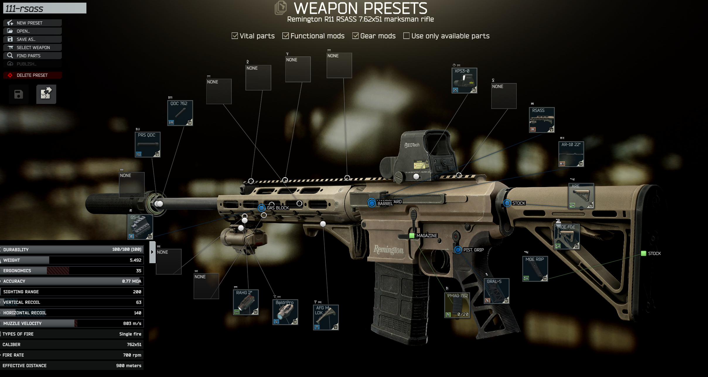 Rsass preset