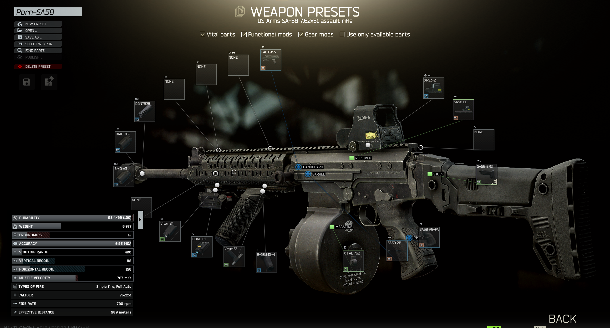 SA-58 preset