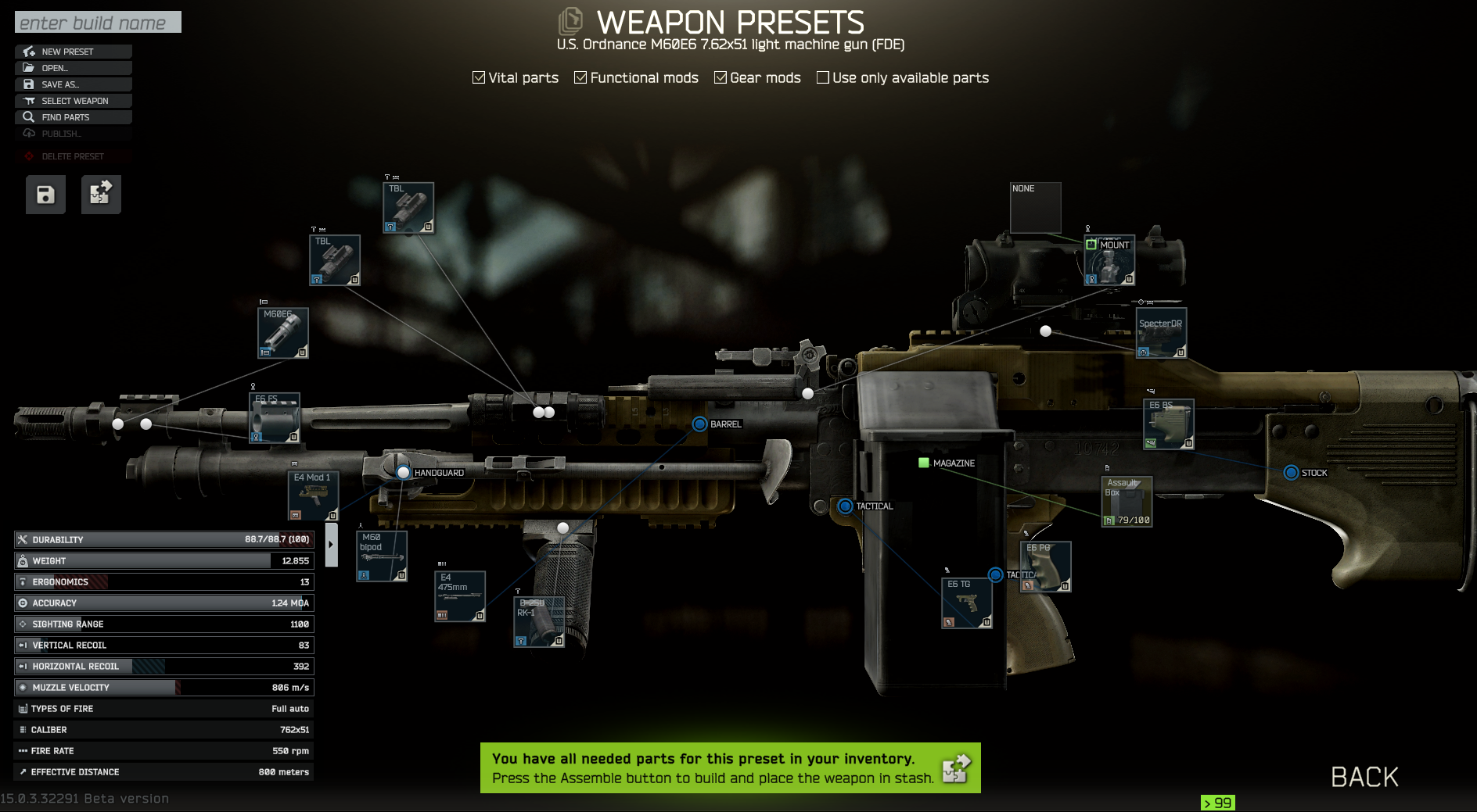 lmg preset