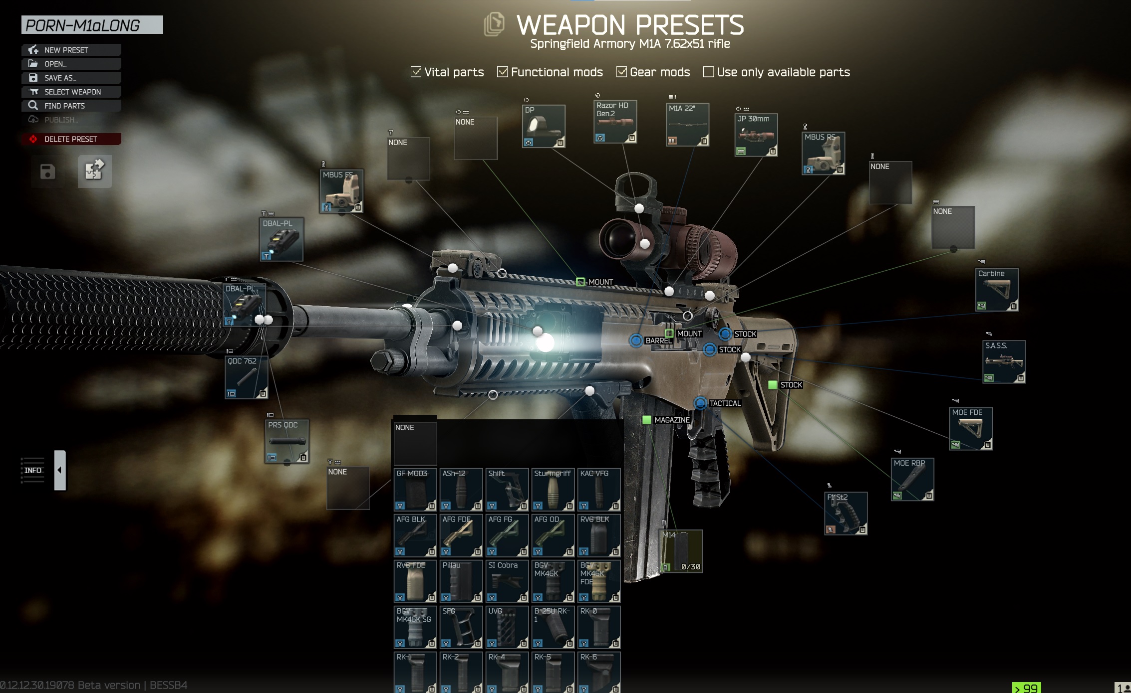 M1A-LONG preset