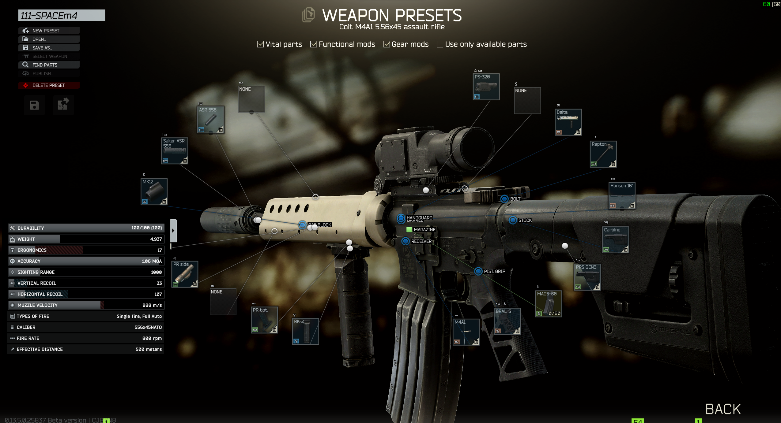m4Space preset