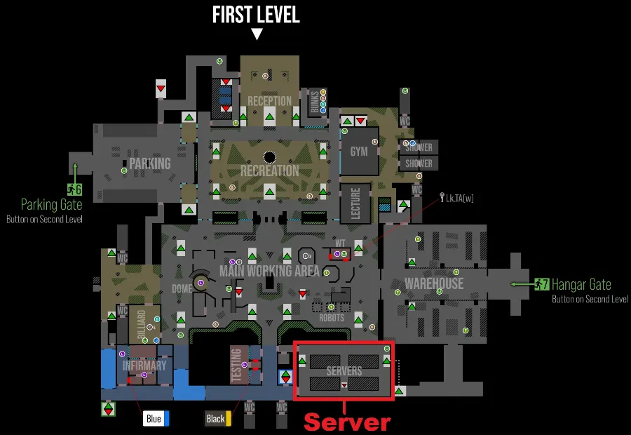 Location marked on map