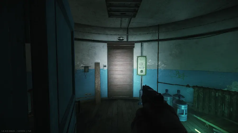 Locked area door