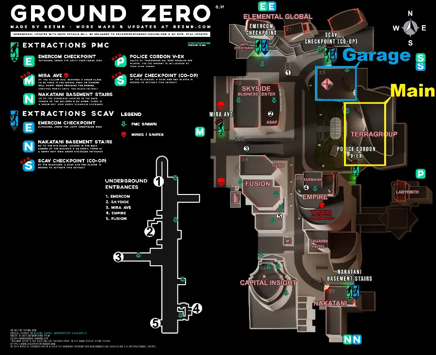 TerraGroup building location marked on map