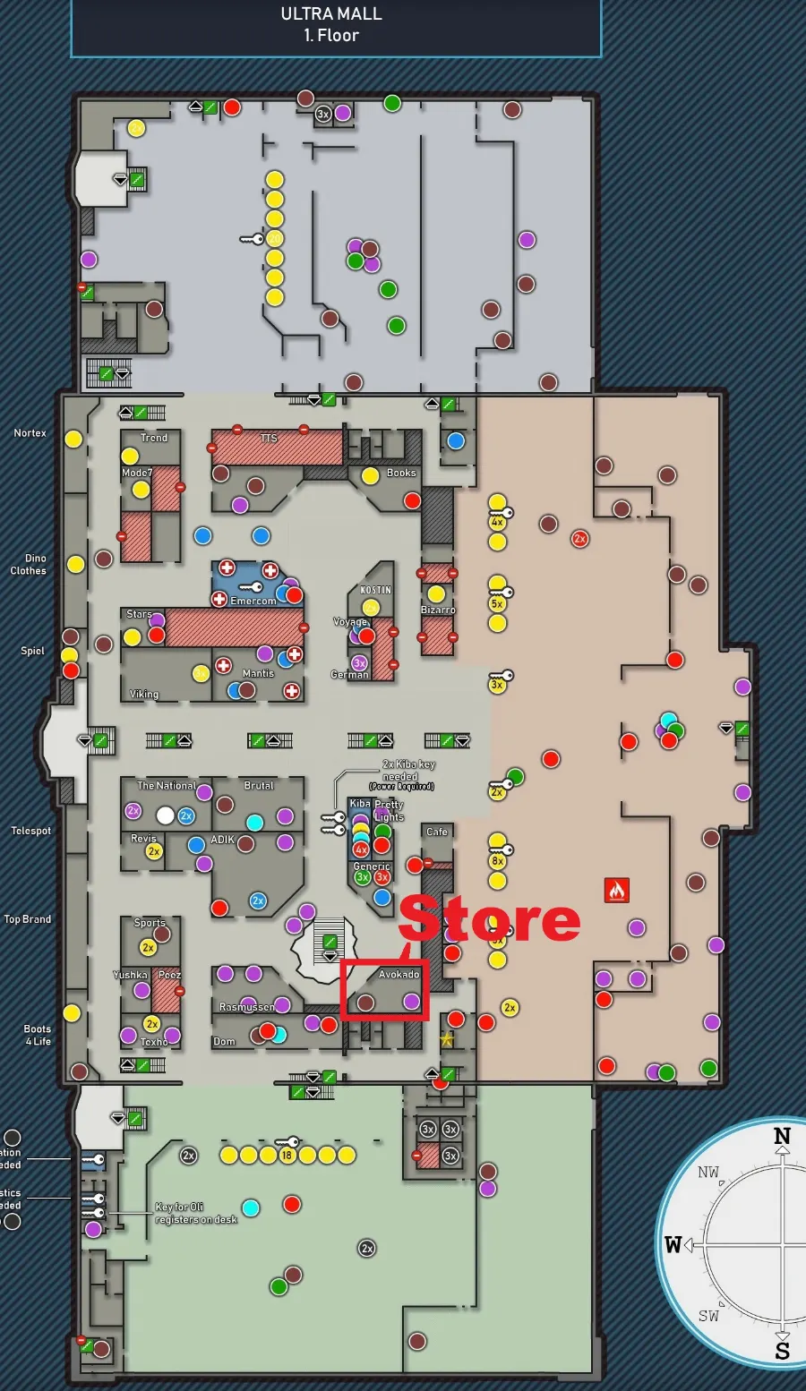 Hotdelivery Avokado Map