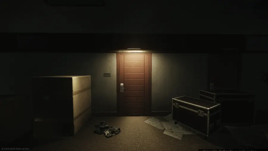 Hotel Room206 Door