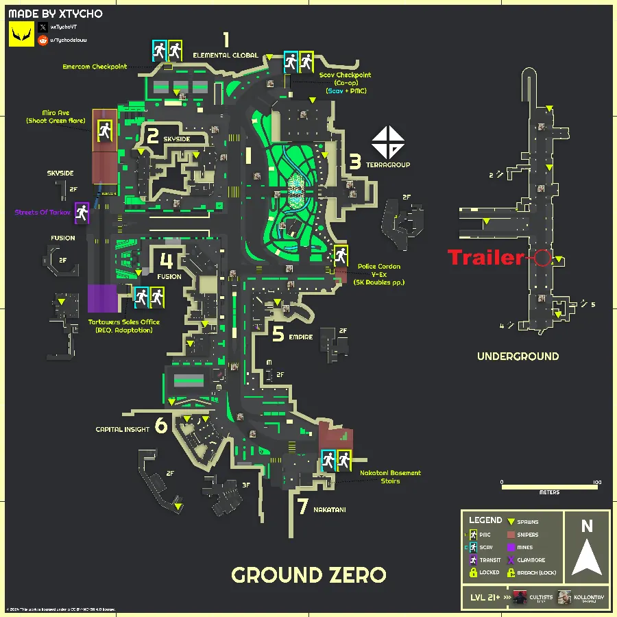Ground Zero Map
