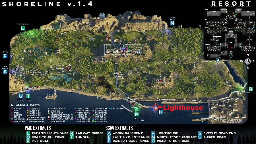 The Terra Group Trail Part 19 Lighthouse Map