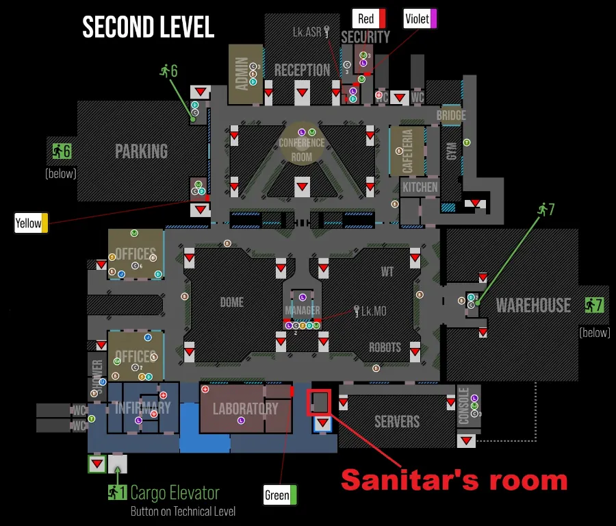 The Lab Sanitars Room