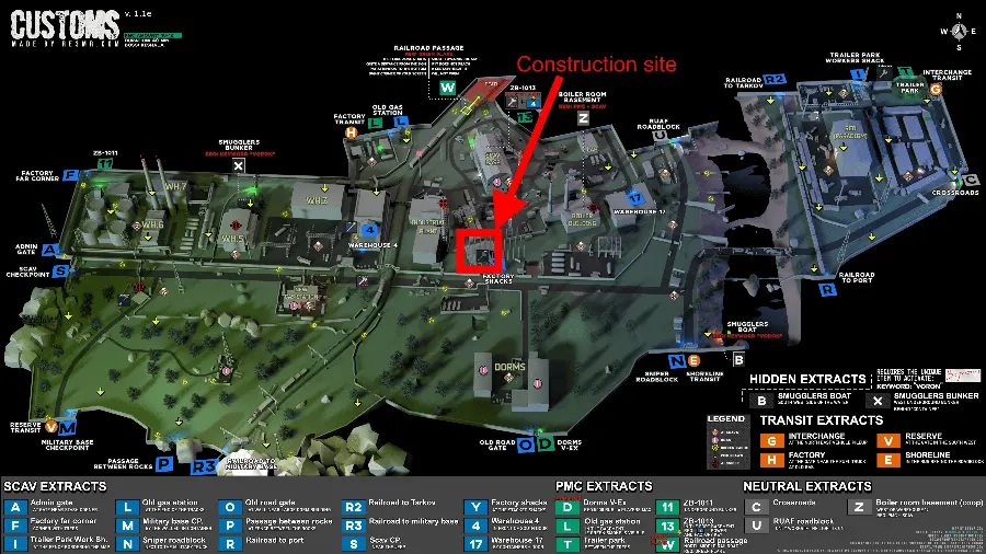 TTLClip Their Wings Customs Map