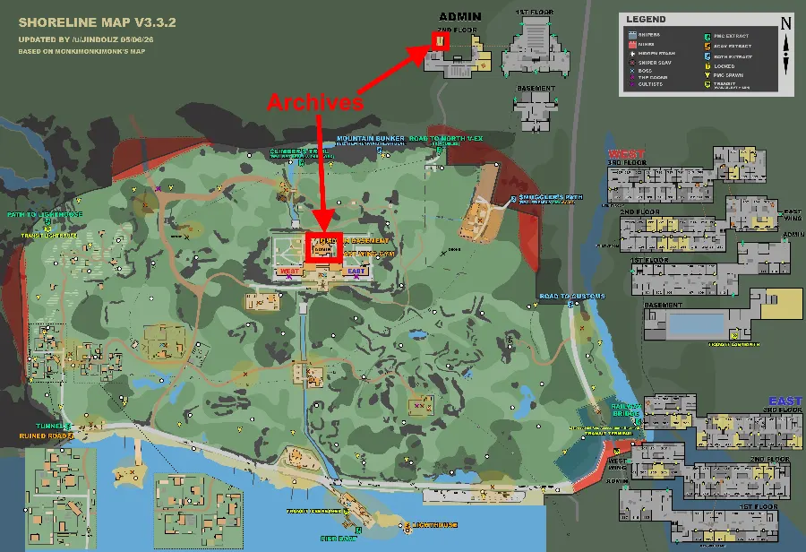 TTLClip Their Wings Shoreline Map