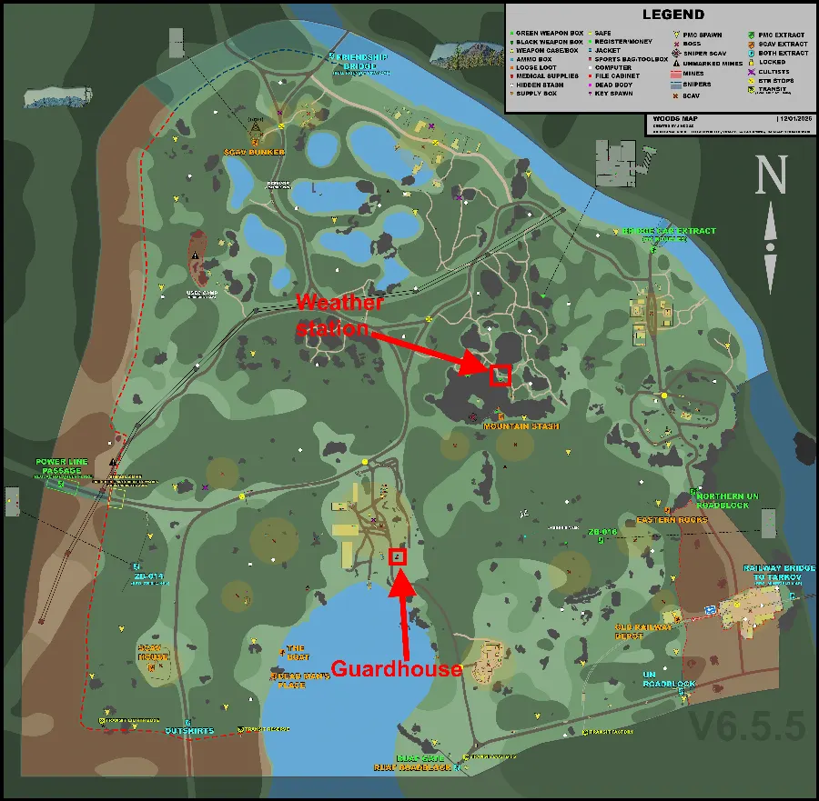 TTLClip Their Wings Woods Map